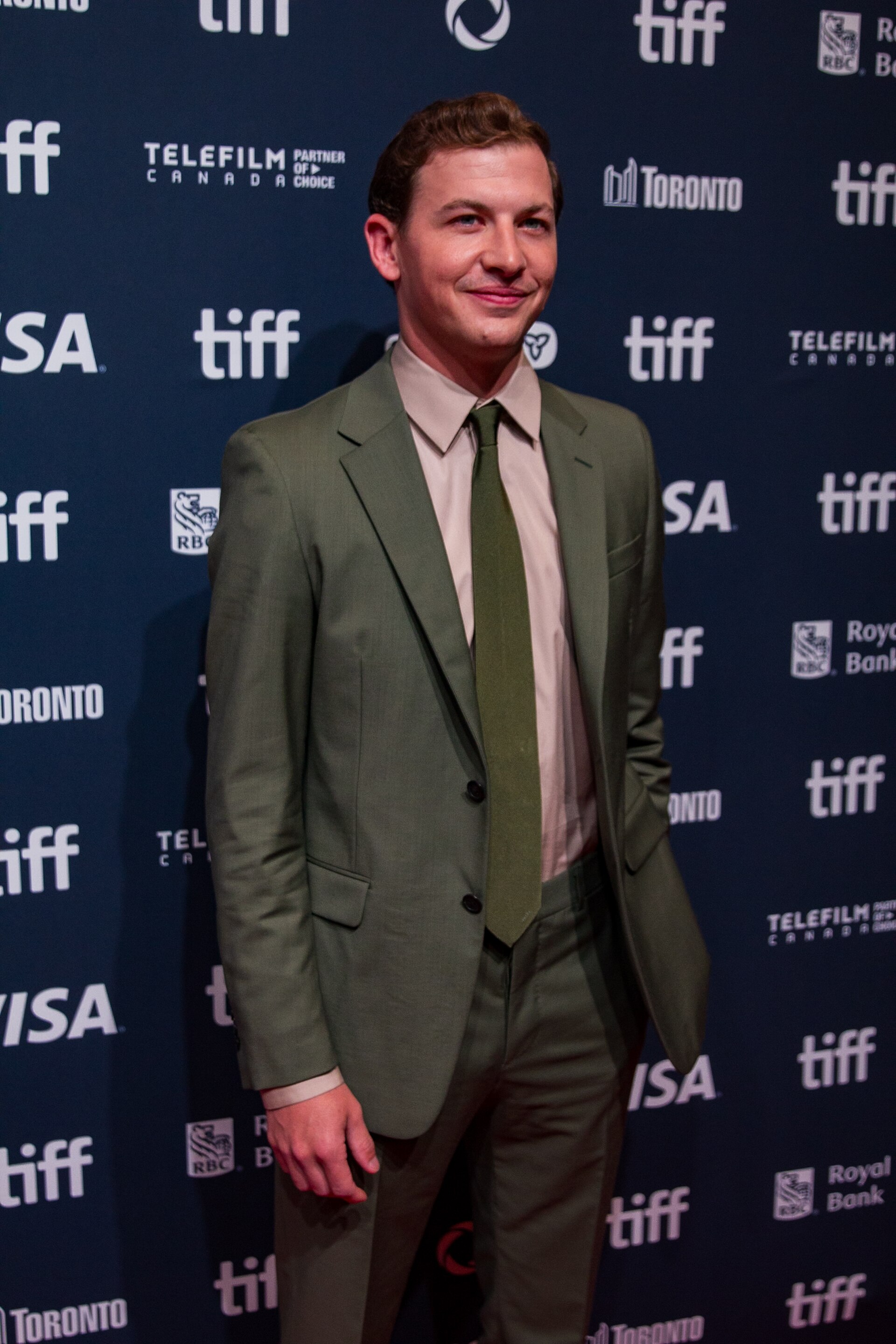 Tye Sheridan, actor, at the 2024 Toronto International Film Festival (TIFF) for the movie The Order.