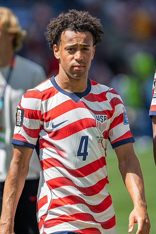 Tyler Adams during United States v Australia on 19 June 2026 at the 2026 FIFA World Cup