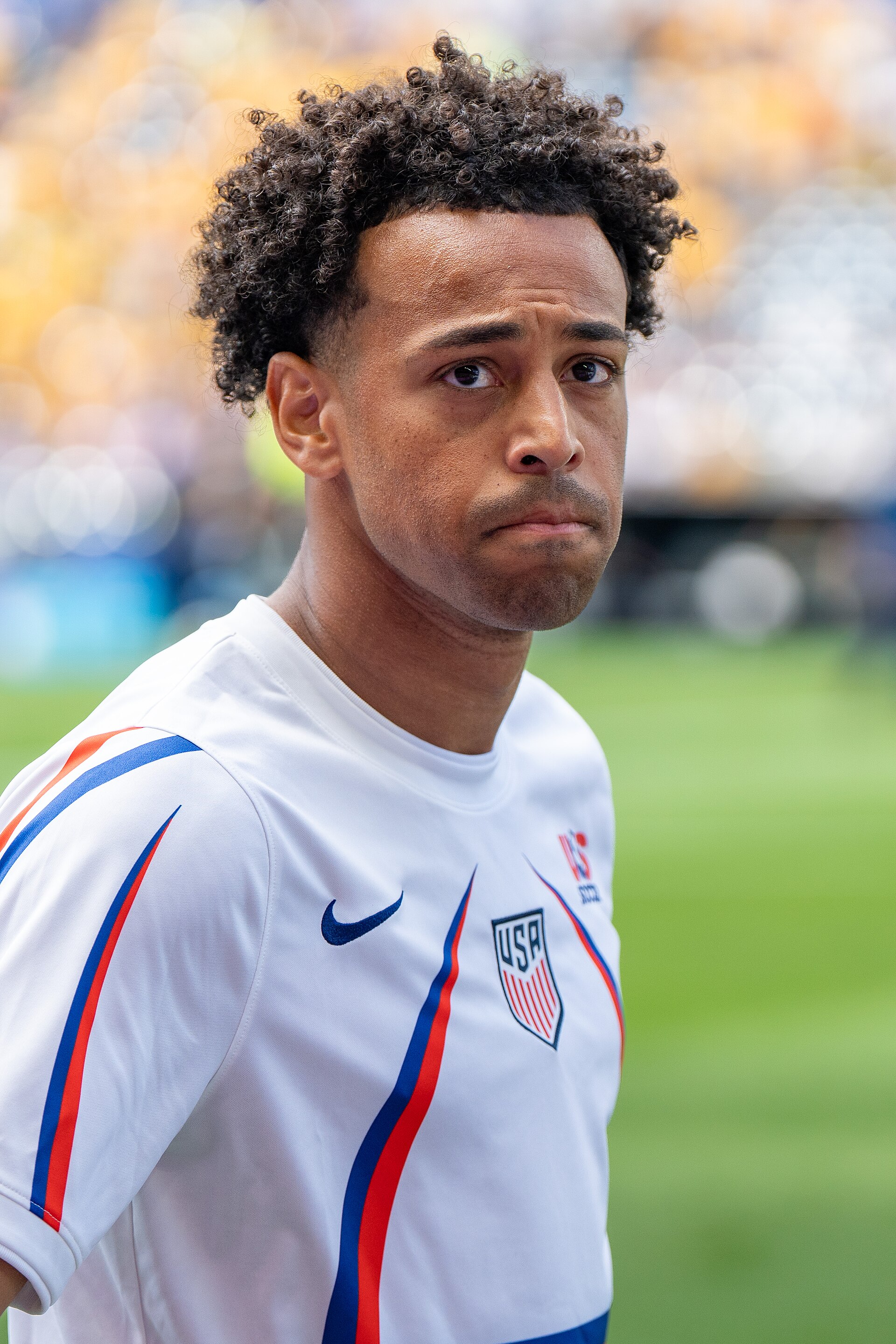 Tyler Adams during United States v Australia on 19 June 2026 at the 2026 FIFA World Cup