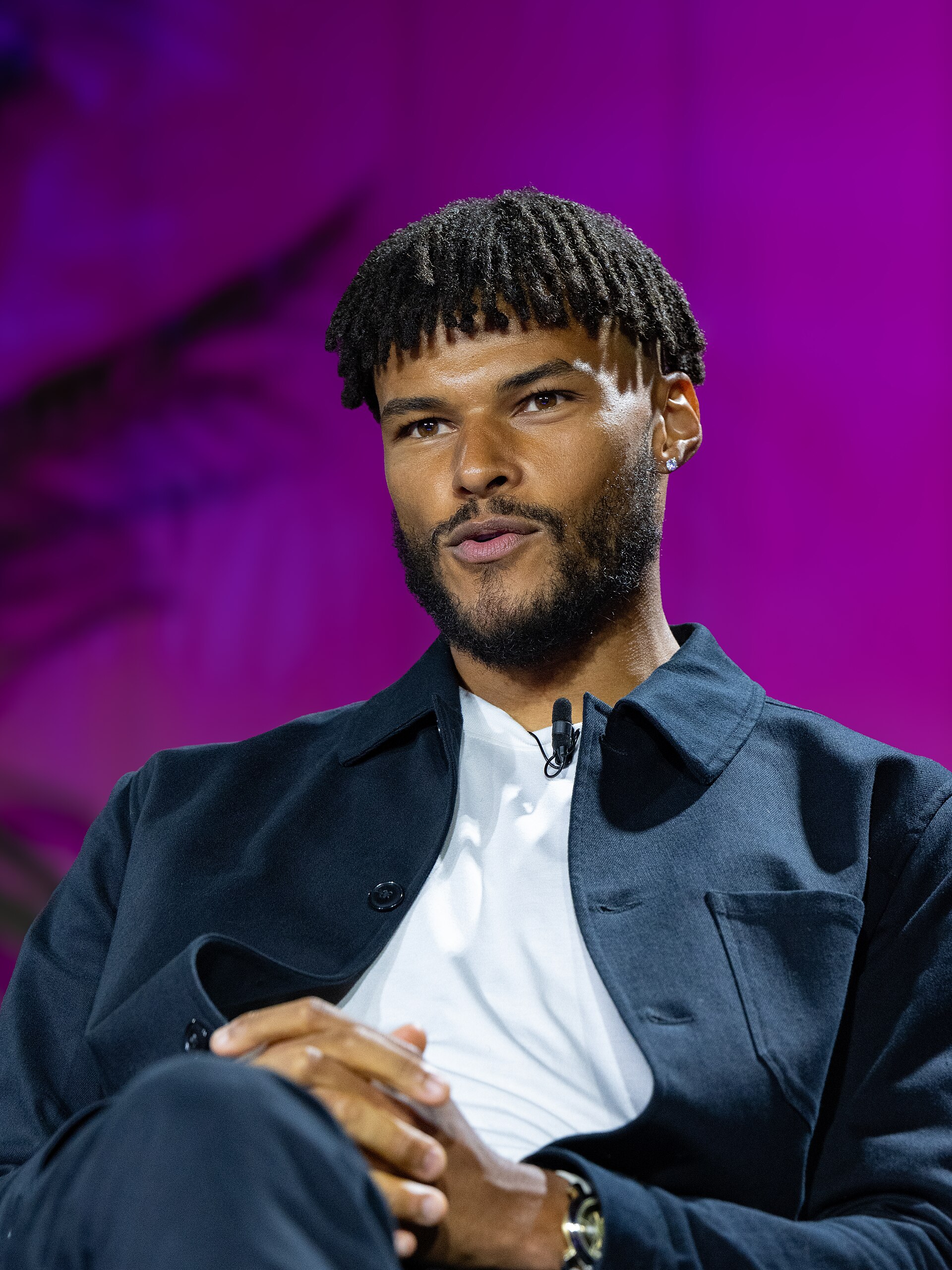 Tyrone Mings, English footballer, at the SXSW London festival hosted in London, England during June 2026.