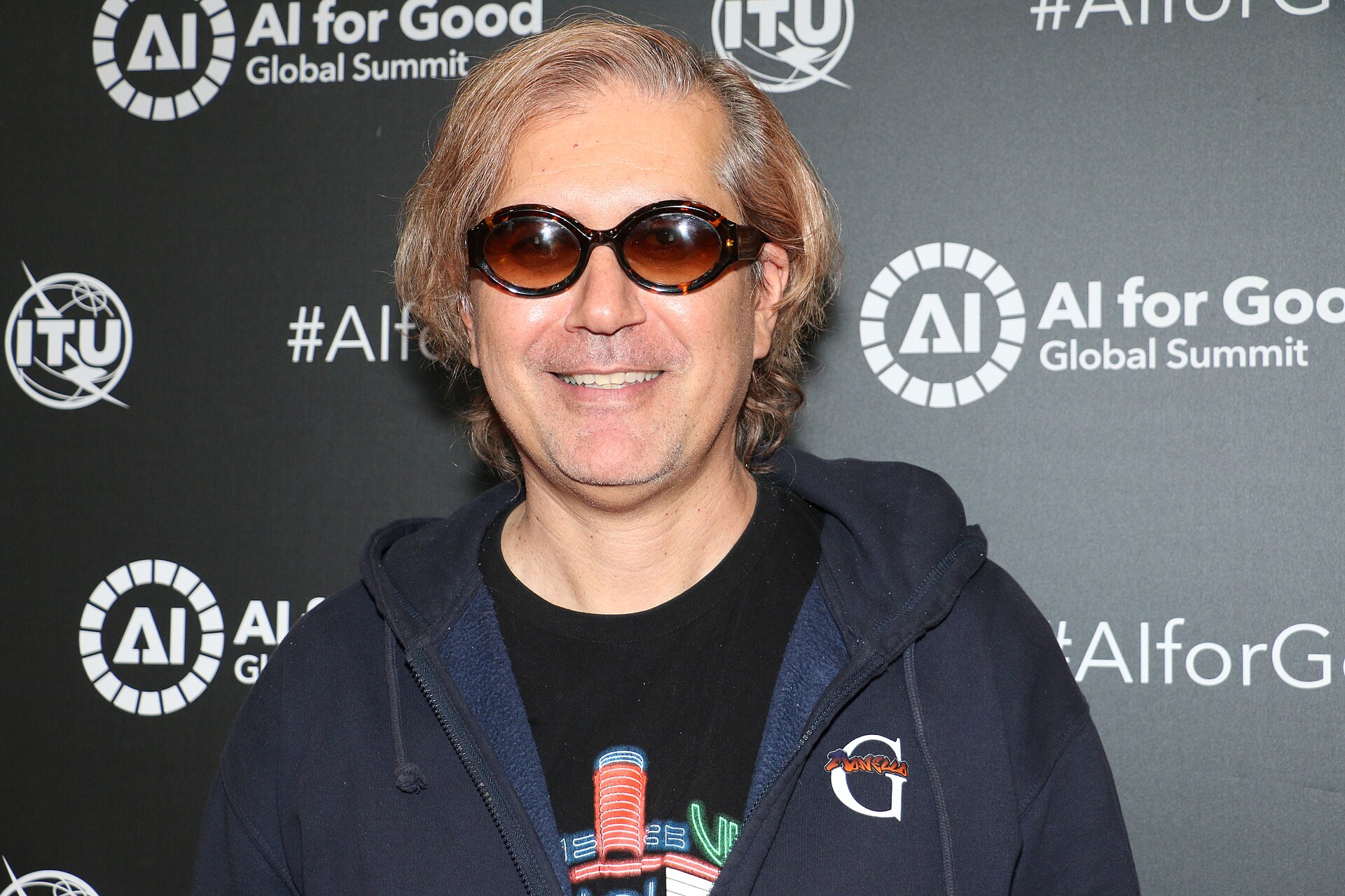 Reza Sixo Safai at the UN AI for Good Summit 2025 in Geneva (July 10, 2025)