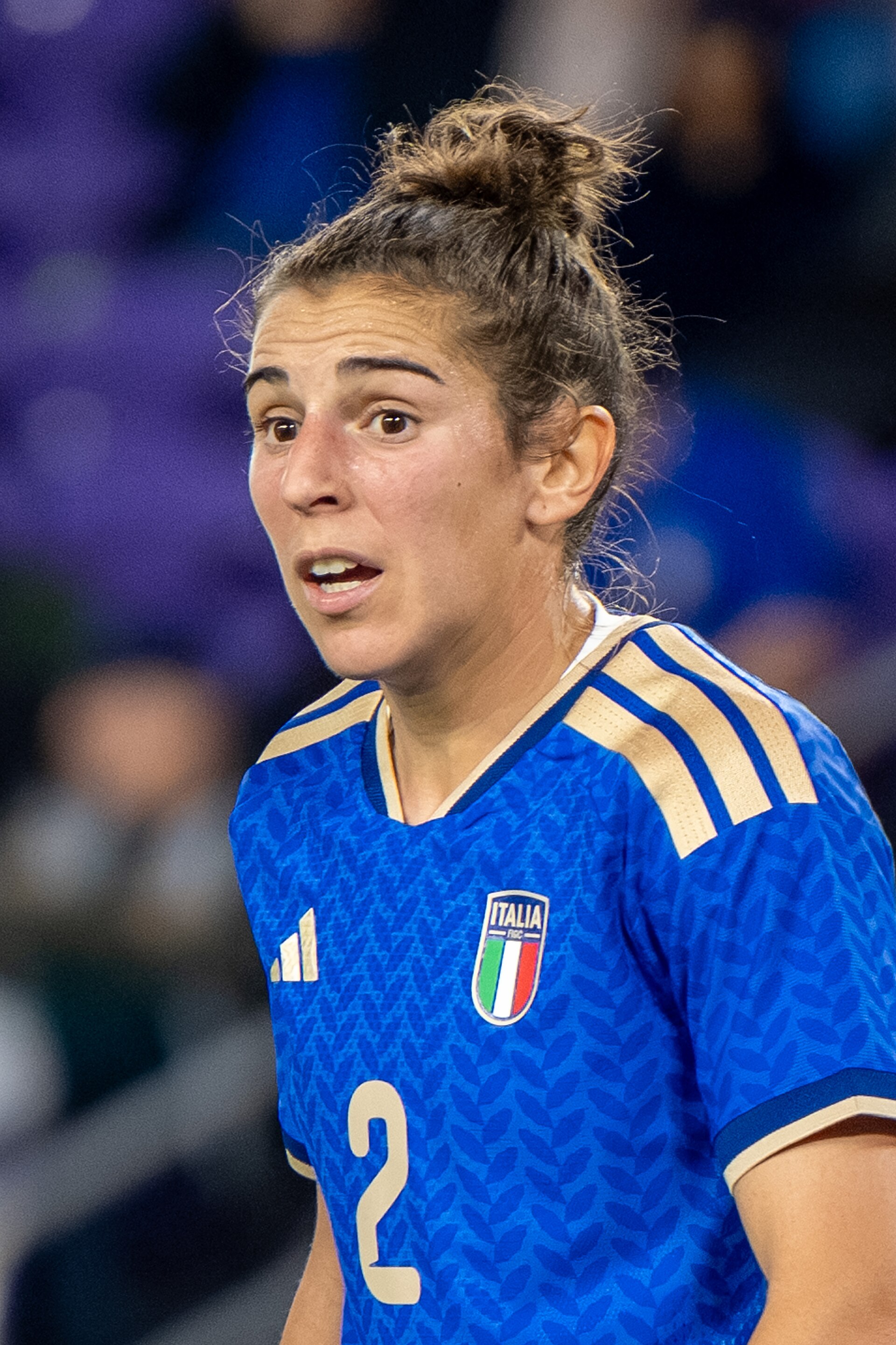 Valentina Bergamaschi during United States Women's Soccer Team vs Italy Women's National Football Team on November 28 2025