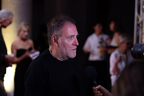 Valerio Mastandrea on the red carpet at the 79th Locarno Film Festival 2026
