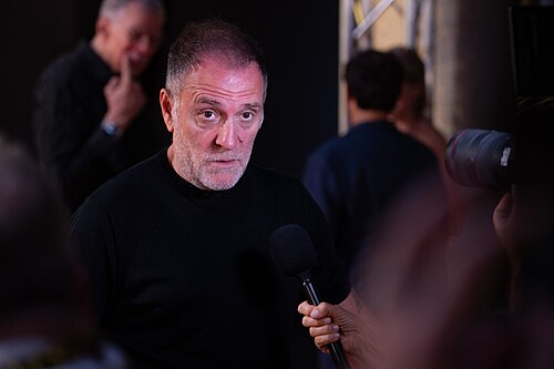 Valerio Mastandrea on the red carpet at the 79th Locarno Film Festival 2026
