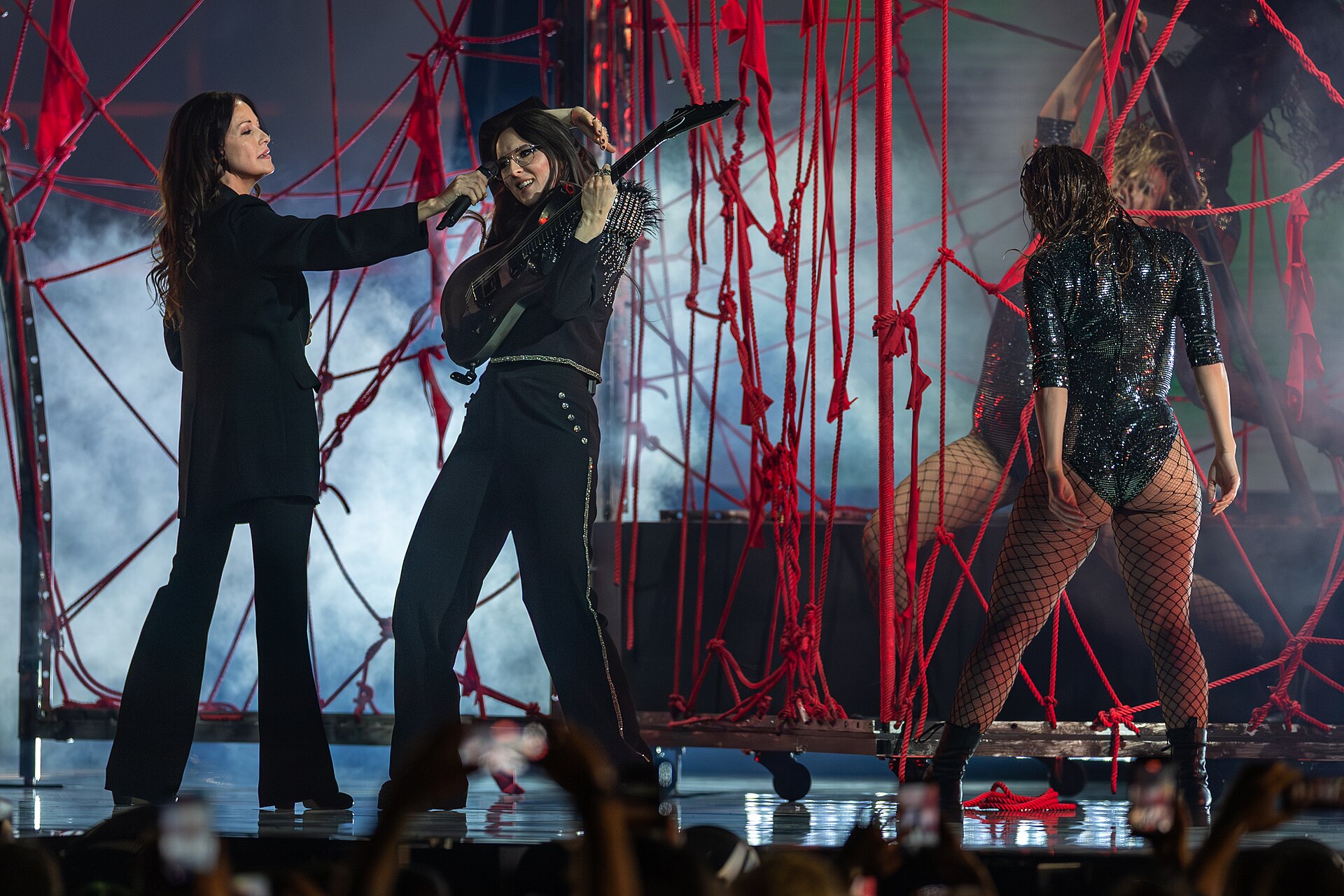 Veronica Fusaro performing Alice, representing Switzerland in the 2nd Semi Final of the 2026 Eurovision Song Contest in Vienna