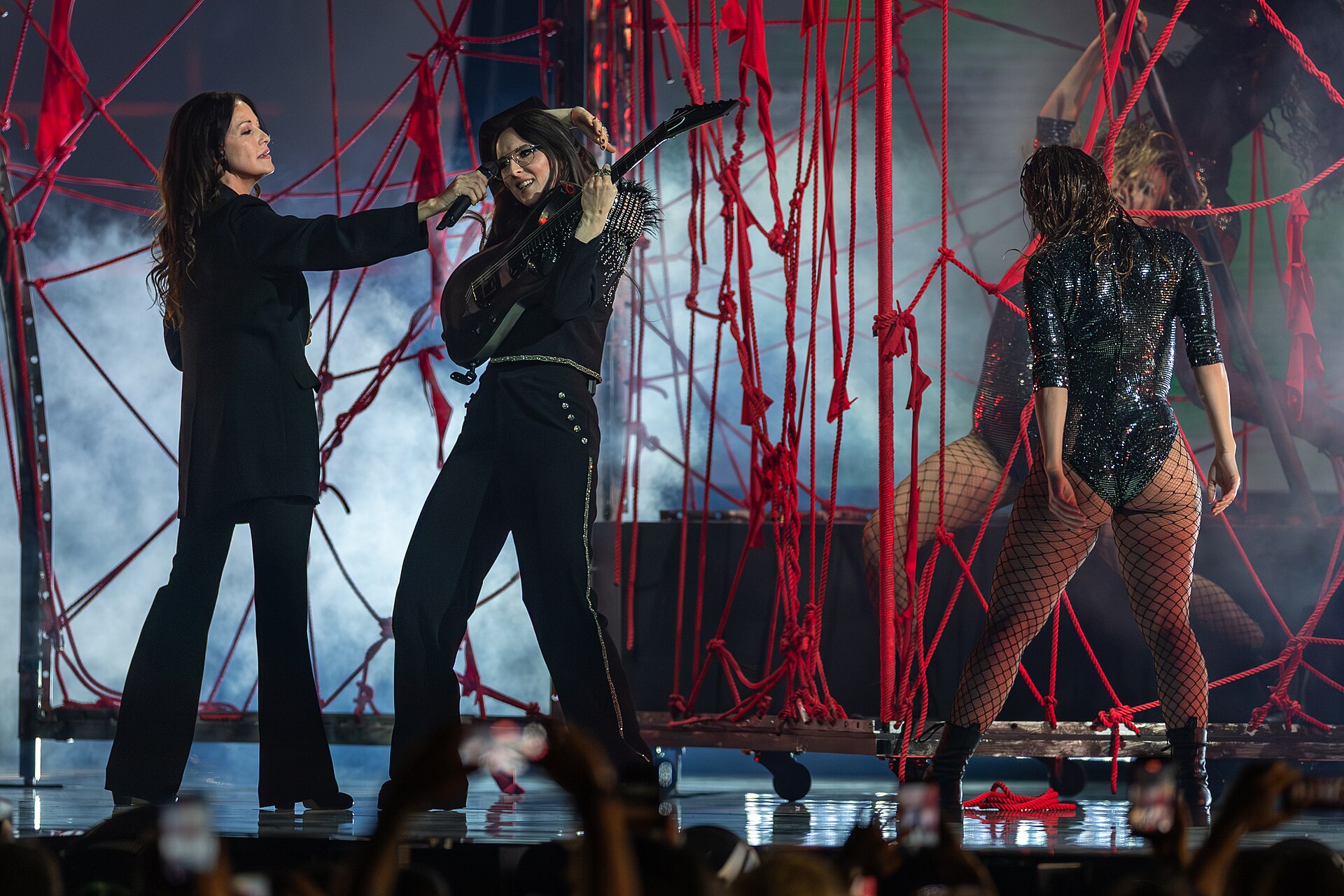Veronica Fusaro performing Alice, representing Switzerland in the 2nd Semi Final of the 2026 Eurovision Song Contest in Vienna