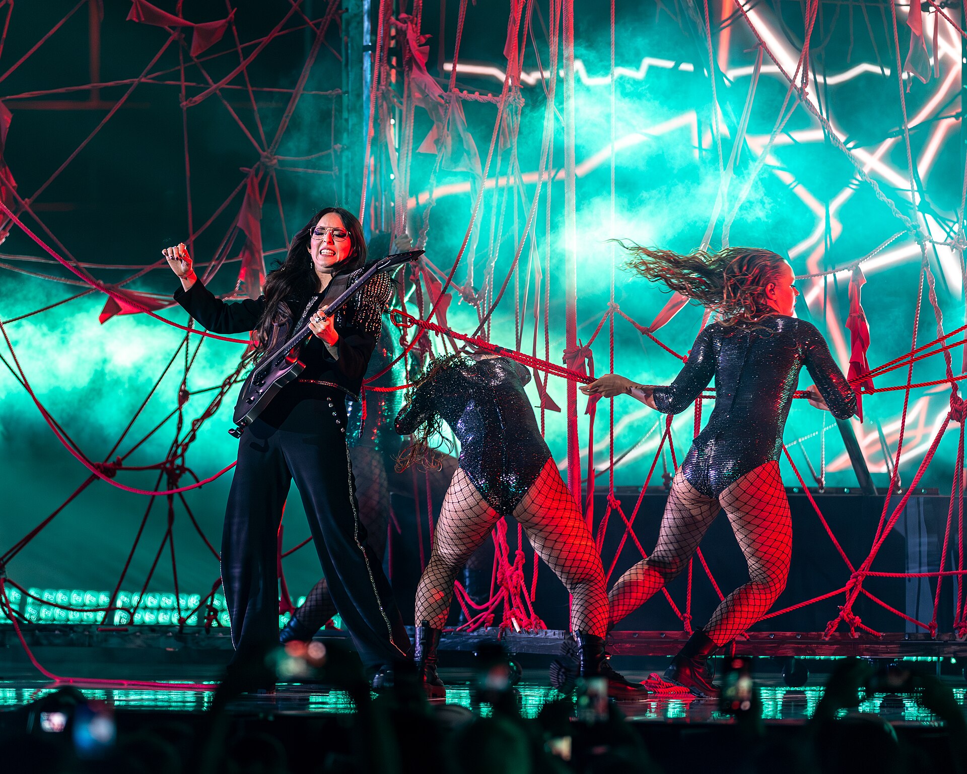 Veronica Fusaro performing Alice, representing Switzerland in the 2nd Semi Final of the 2026 Eurovision Song Contest in Vienna