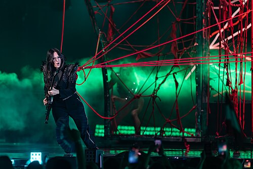 Veronica Fusaro performing Alice, representing Switzerland in the 2nd Semi Final of the 2026 Eurovision Song Contest in Vienna