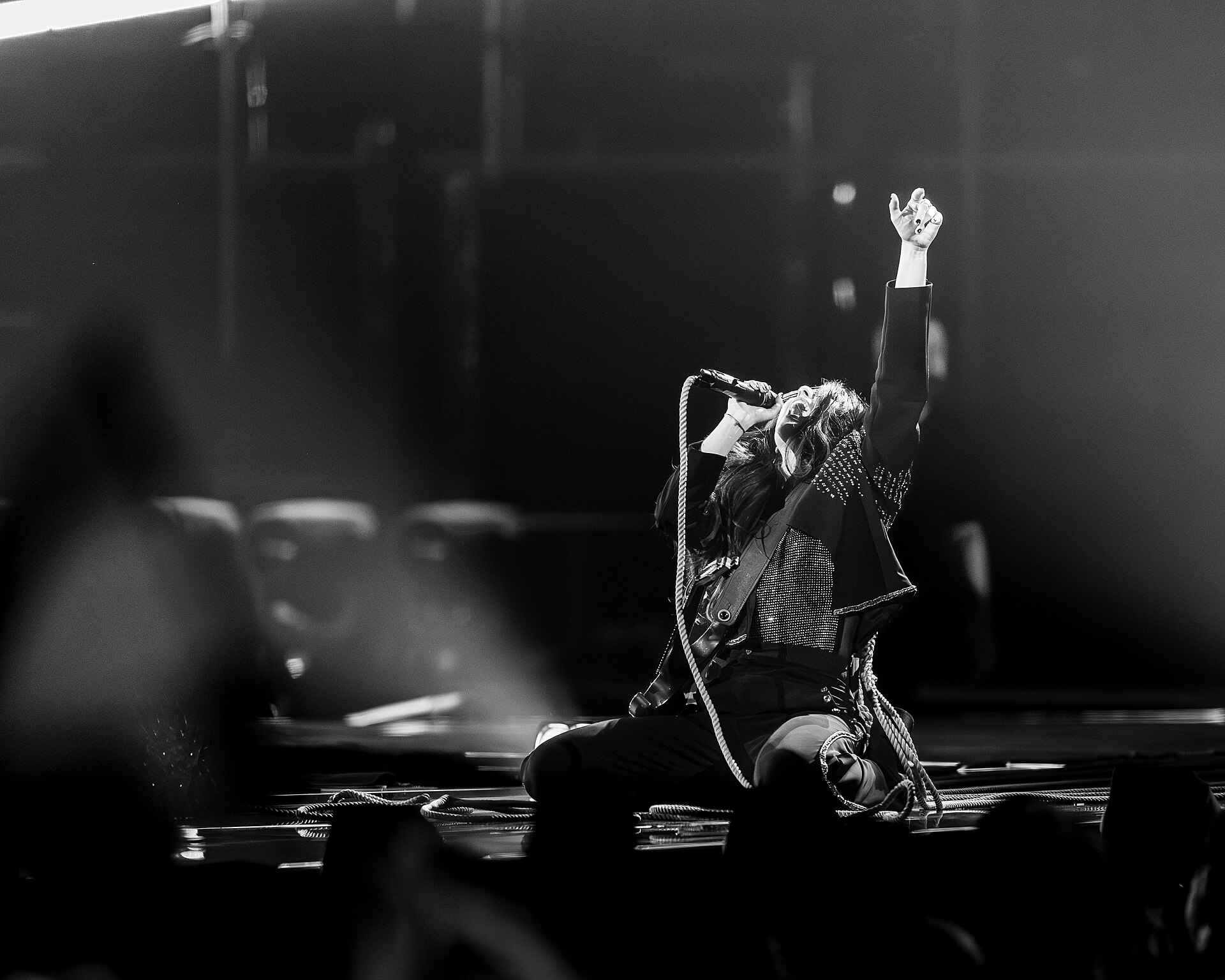 Veronica Fusaro performing Alice, representing Switzerland in the 2nd Semi Final of the 2026 Eurovision Song Contest in Vienna