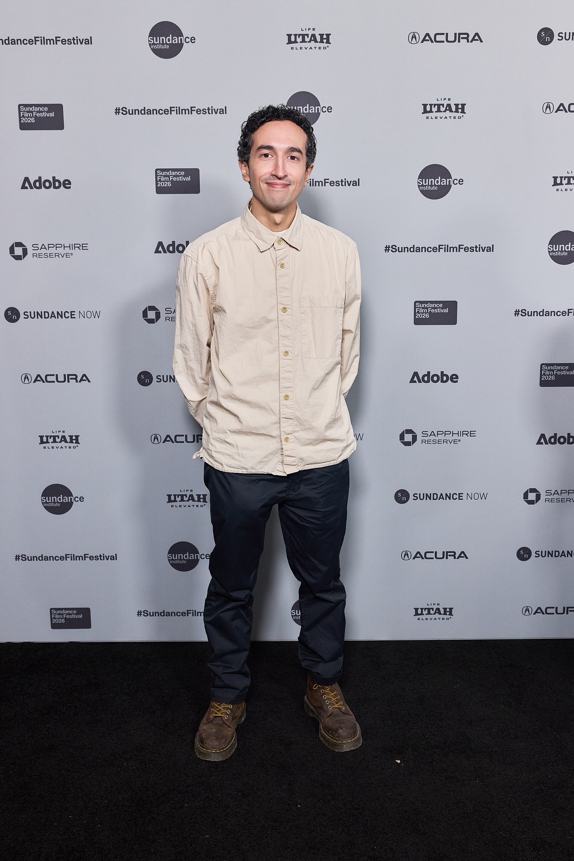 Victor Artesona at the 2026 Sundance Film Festival for Some Kind of Refuge