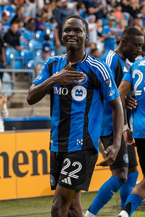 Victor Loturi during CF Montreal vs NYCFC on 6.28.25