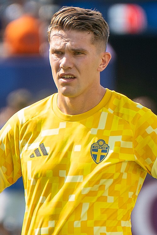 Viktor Gyokeres during France v Sweden at the 2026 FIFA World Cup