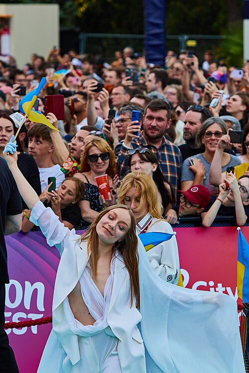 Viktoria Leléka on Eurovision Turquoise Carpet 2026 010