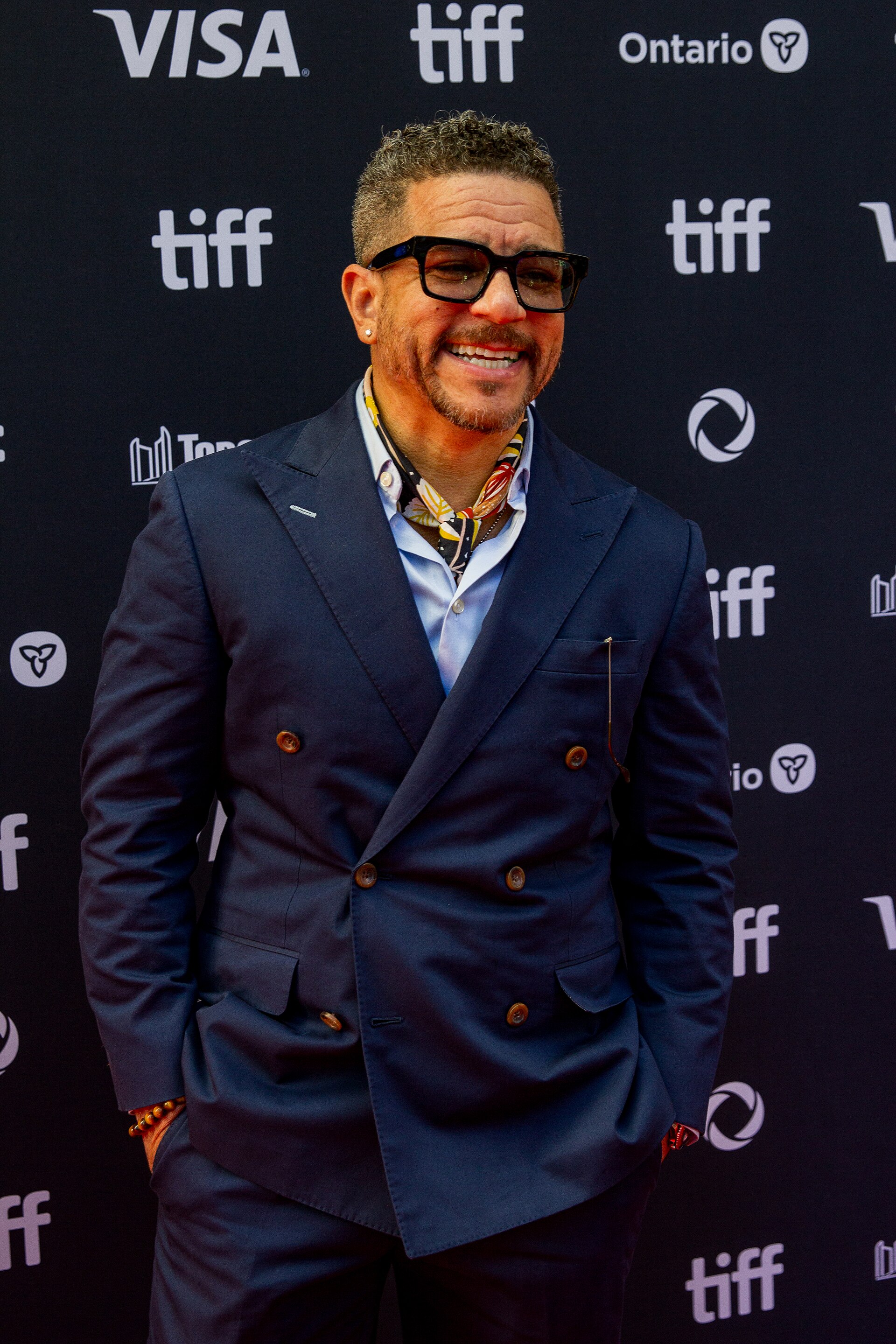 Virgil Williams, screenwriter, at the 2024 Toronto International Film Festival (TIFF) for the movie The Piano Lesson.