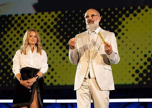 Virginie Efira receives the Leopard Club Award at the 79th Locarno Film Festival 2026
