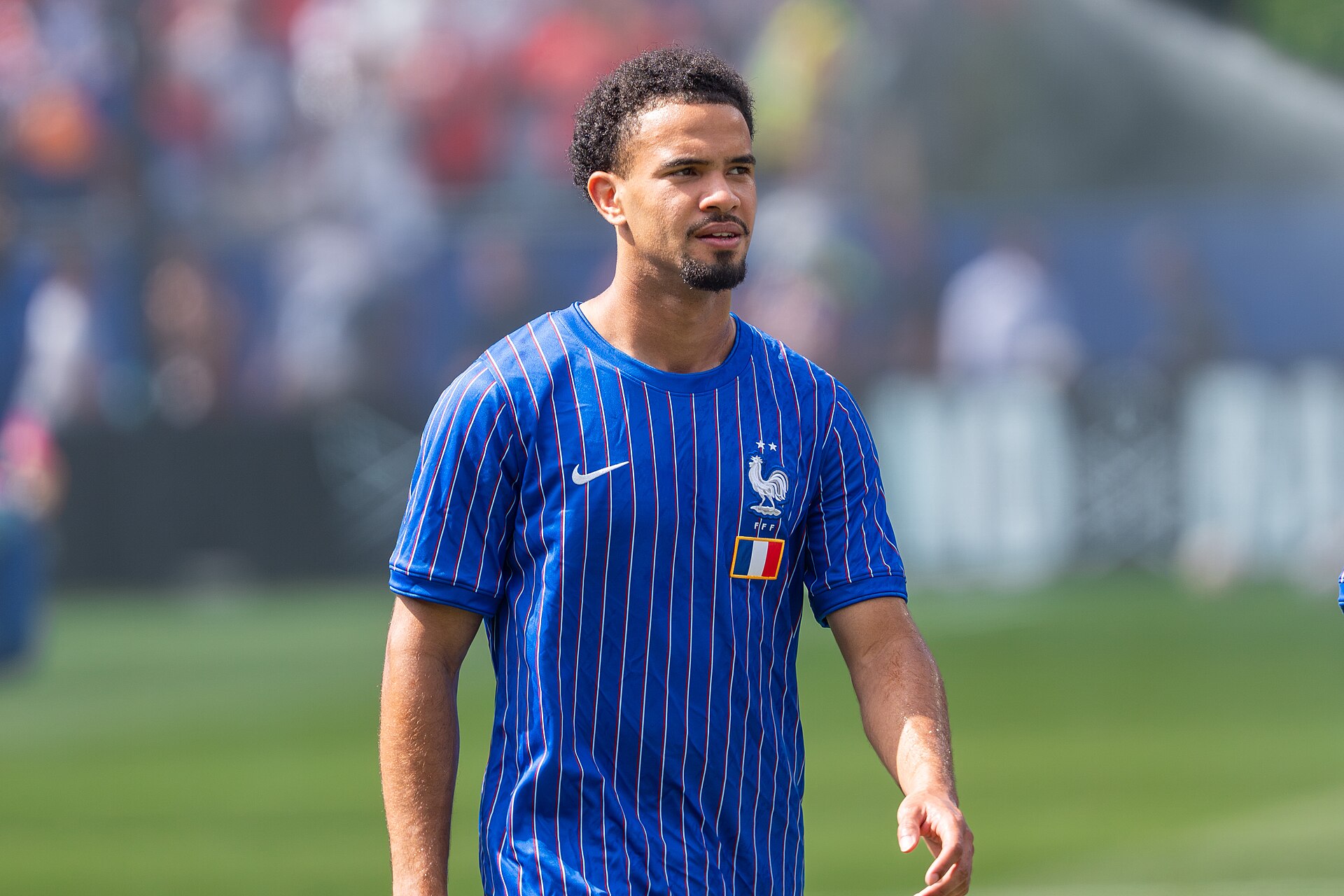 Warren Zaire-Emery during France v Morocco at the 2026 FIFA World Cup