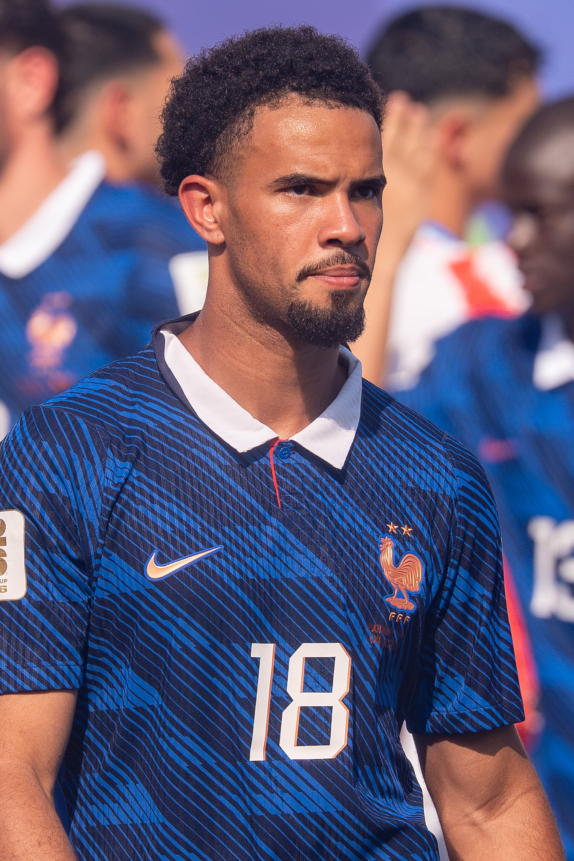 Warren Zaire-Emery during France v Paraguay at the 2026 FIFA World Cup