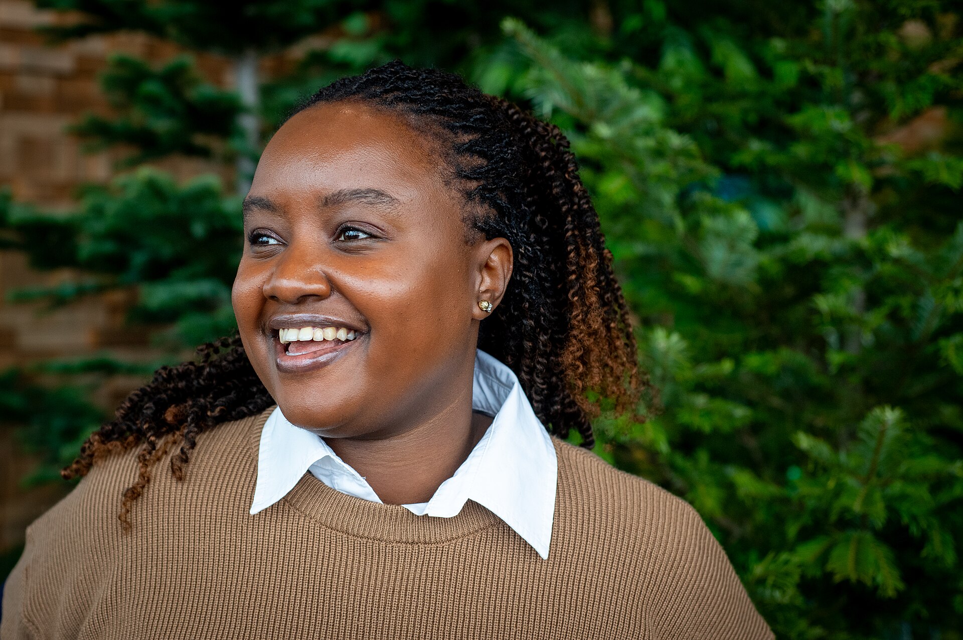 Wawira Njiru, entrepreneur, nutritionist, and philanthropist, at TED 2025 in Vancouver, Canada