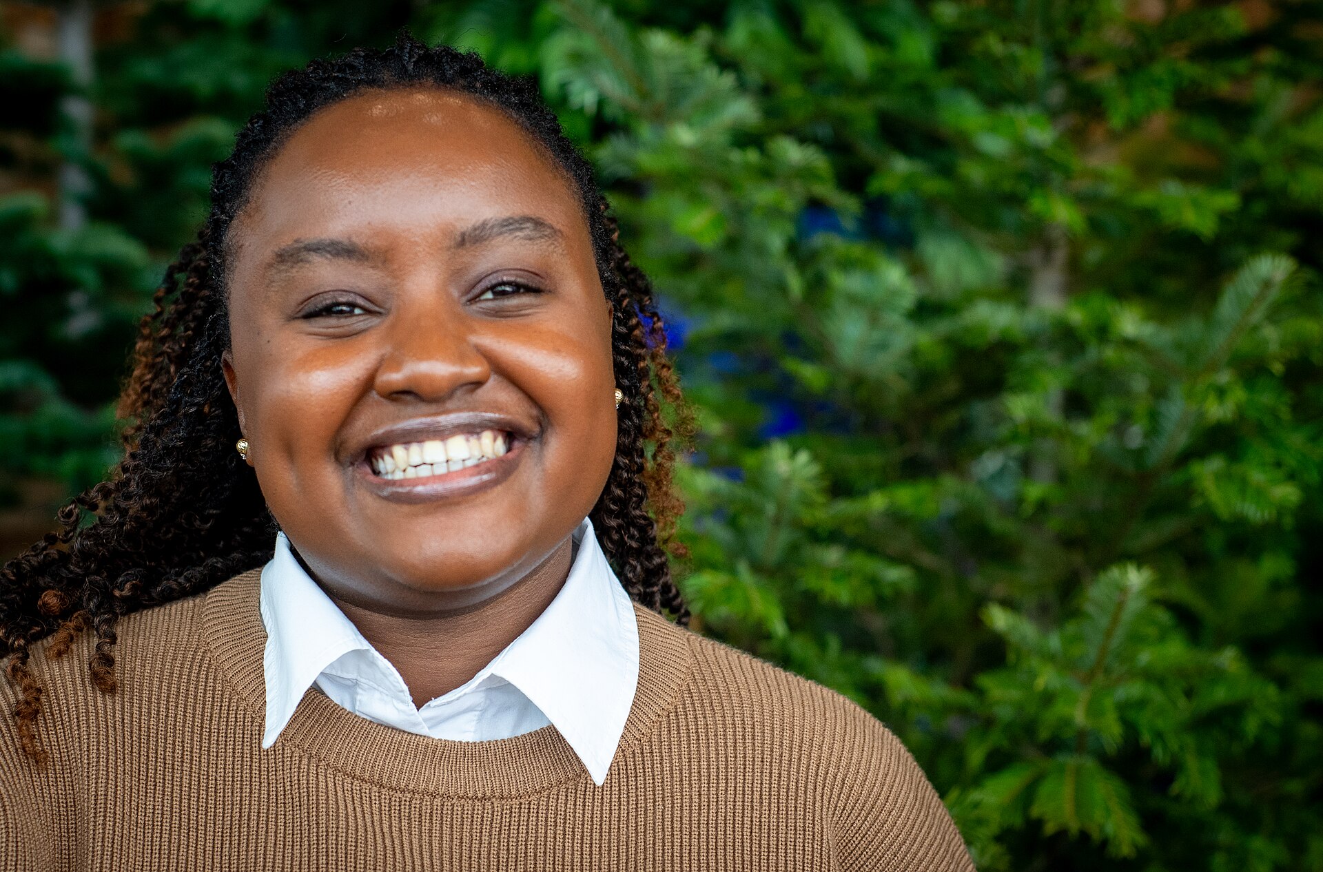 Wawira Njiru, entrepreneur, nutritionist, and philanthropist, at TED 2025 in Vancouver, Canada