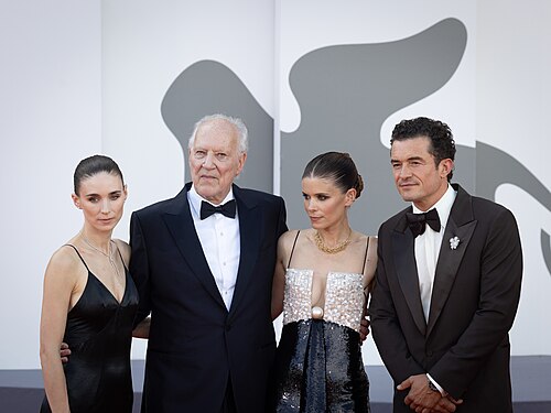 Kate Mara, Werner Herzog, Rooney Mara and Orlando Bloom at the 83rd Venice International Film Festival
