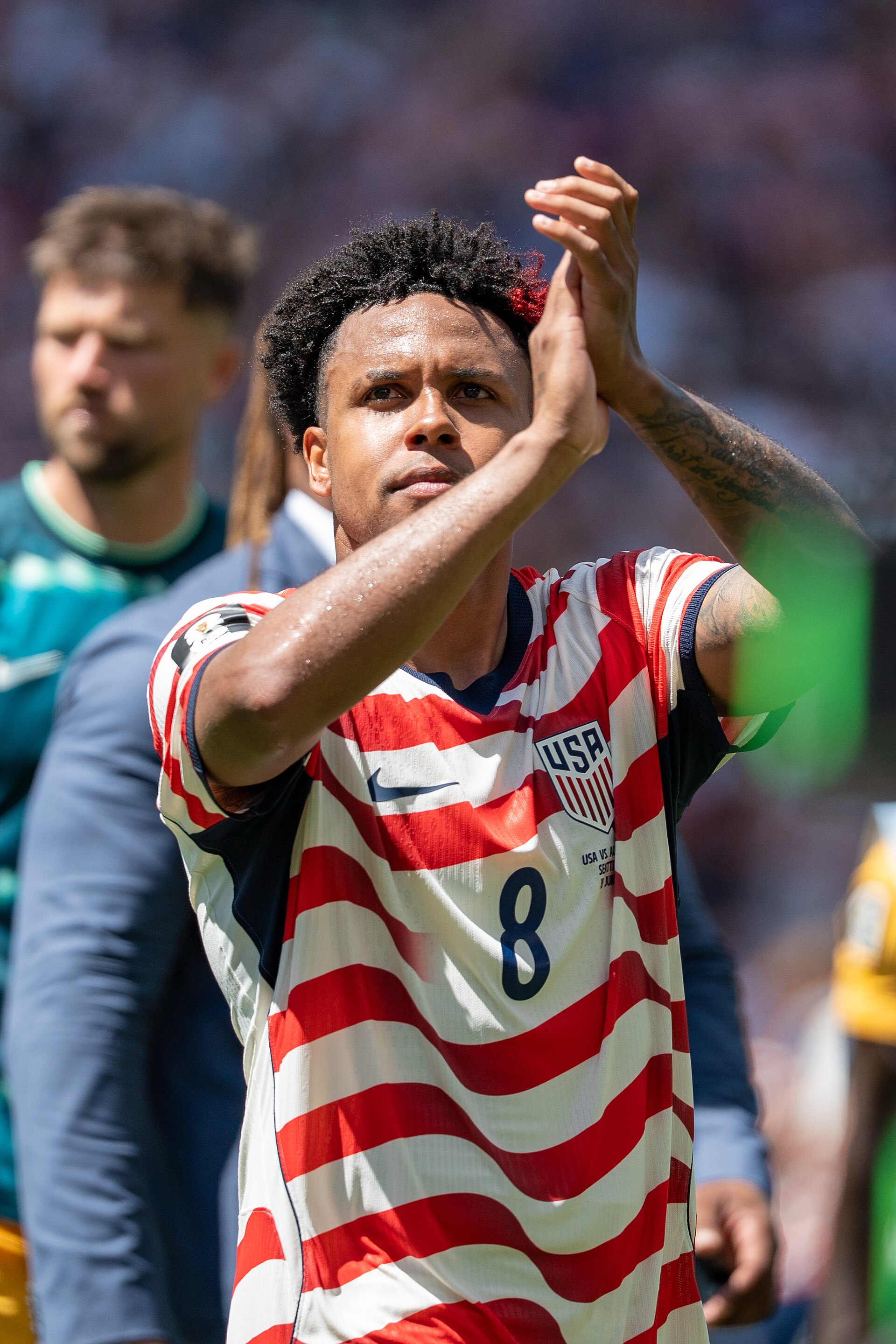 Weston McKennie during United States v Australia on 19 June 2026 at the 2026 FIFA World Cup