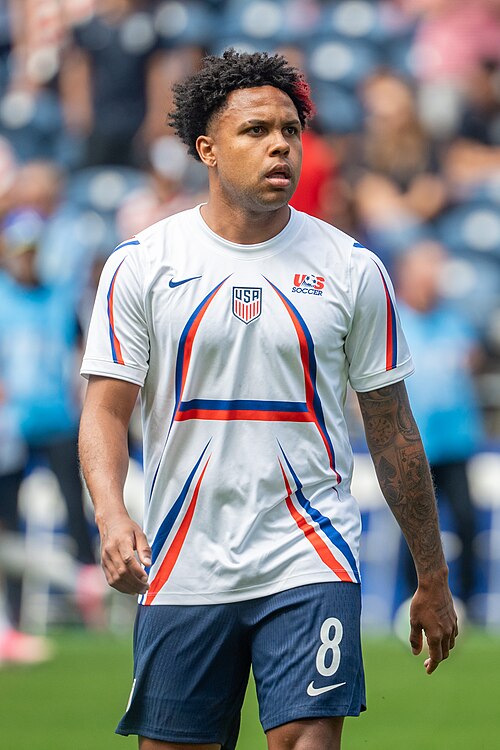 Weston McKennie during United States v Australia on 19 June 2026 at the 2026 FIFA World Cup