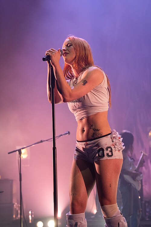 Wet Leg performing at O2 Academy Brixton in London in 2025