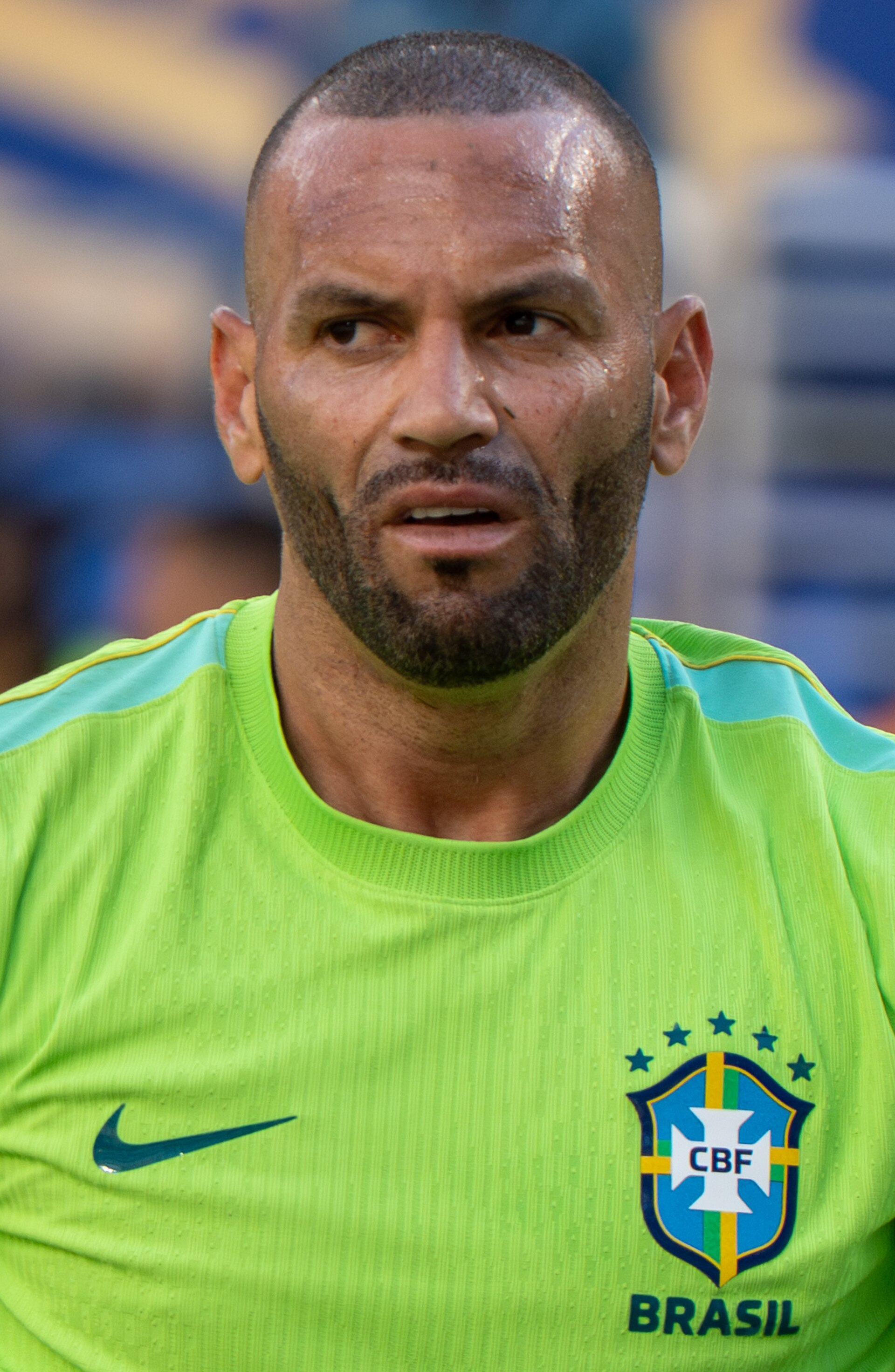 Weverton during Brazil v Morocco on 13 June 2026 at the 2026 FIFA World Cup at NY/NJ Stadium in East Rutherford, NJ