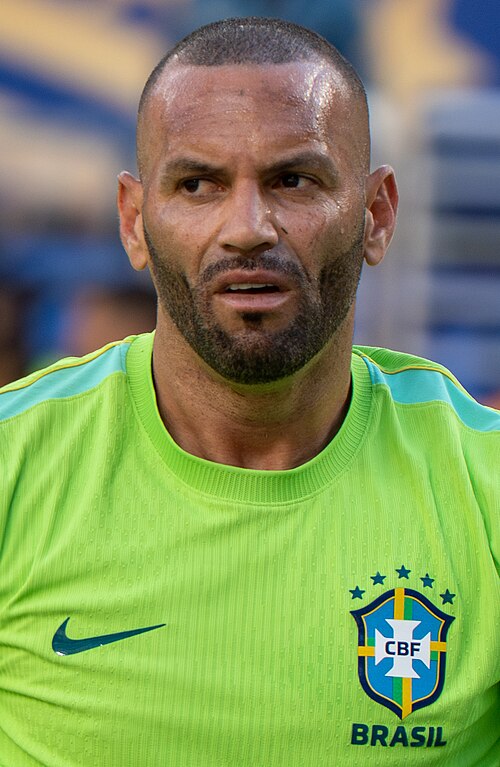 Weverton during Brazil v Morocco on 13 June 2026 at the 2026 FIFA World Cup at NY/NJ Stadium in East Rutherford, NJ