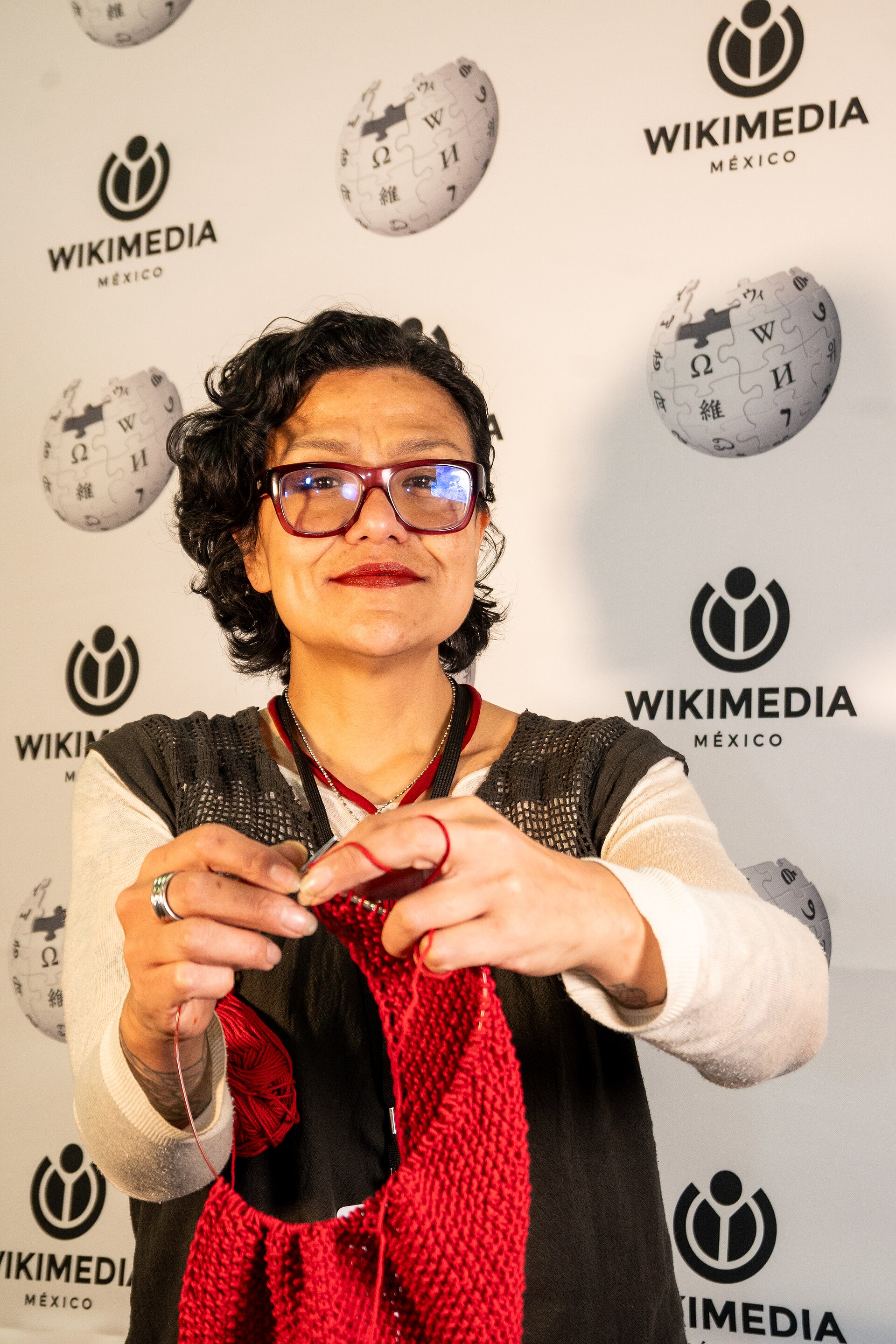 María Echarchal. Portraits of attendees at WECUDI 2025, Mexico City, Mexico.