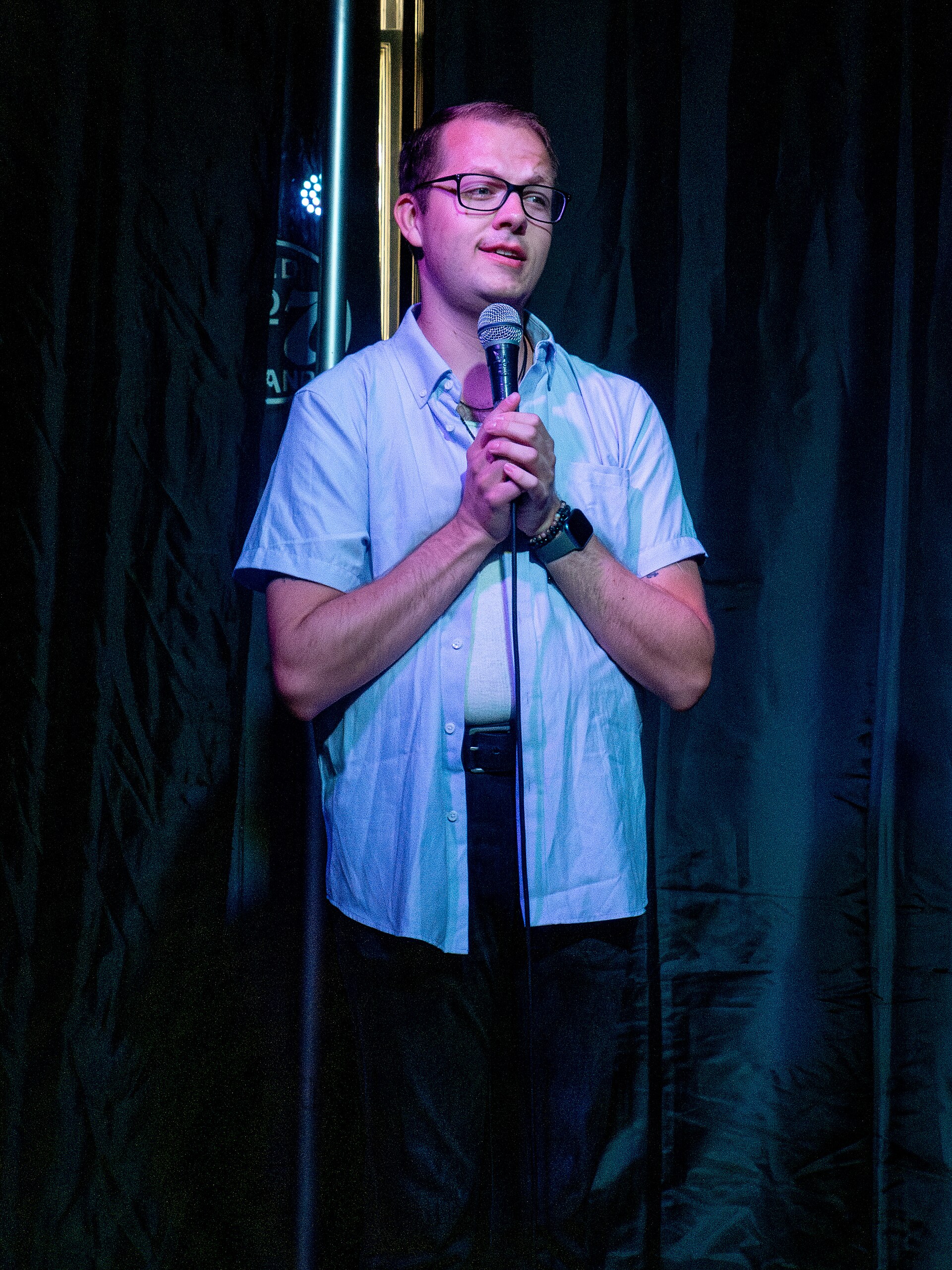 Will Morrison, comedian, at the 2024 Edinburgh Festival Fringe in Edinburgh, Scotland.