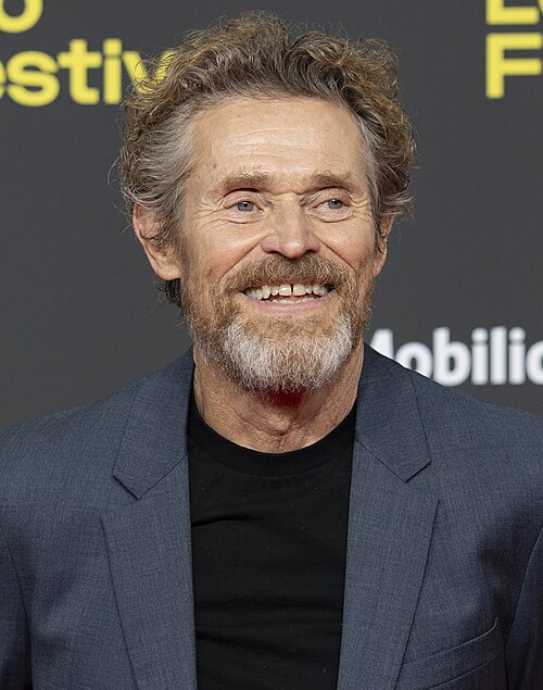 Actor Willem Dafoe at 78th Locarno Film Festival red carpet for The Birthday Party