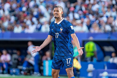 William Saliba during France v Paraguay at the 2026 FIFA World Cup