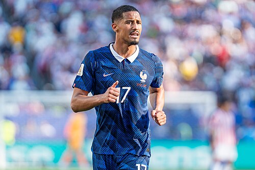 William Saliba during France v Paraguay at the 2026 FIFA World Cup