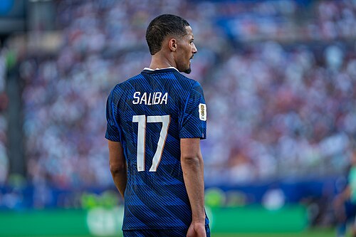 William Saliba during France v Paraguay at the 2026 FIFA World Cup