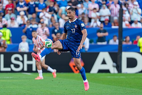 William Saliba during France v Paraguay at the 2026 FIFA World Cup