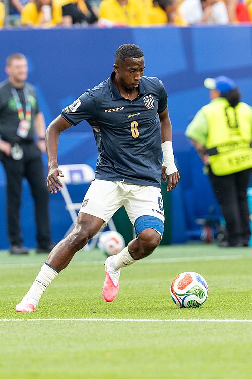 Willian Pacho during Côte d'Ivoire v Ecuador on 14 June 2026 at the 2026 FIFA World Cup