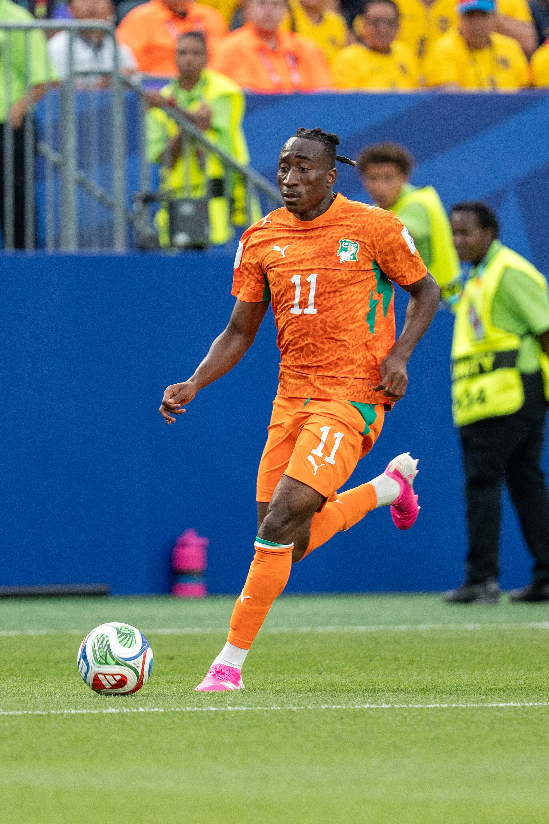 Yan Diomande during Côte d'Ivoire v Ecuador on 14 June 2026 at the 2026 FIFA World Cup