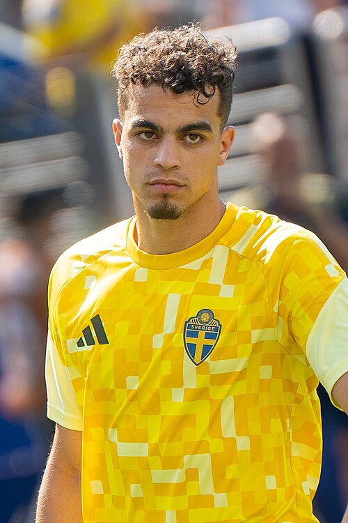 Yasin Ayari during France v Sweden at the 2026 FIFA World Cup