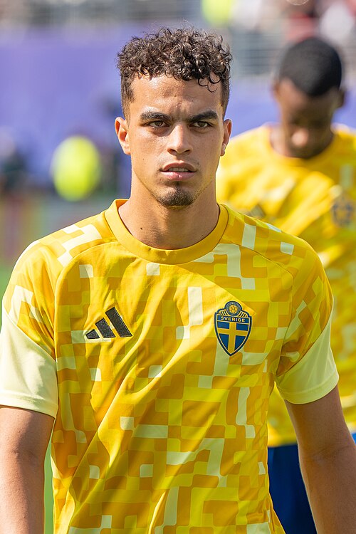 Yasin Ayari during France v Sweden at the 2026 FIFA World Cup