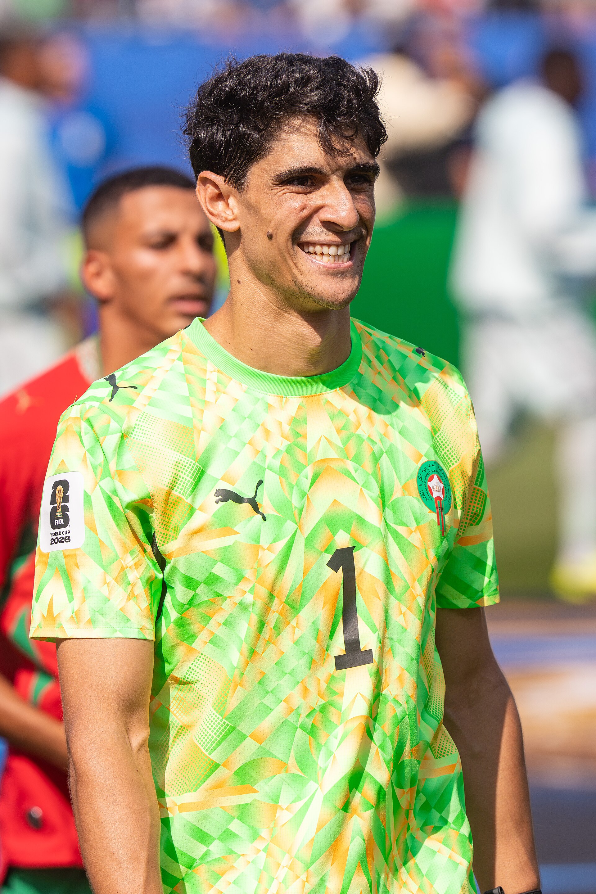 Yassine Bounou during France v Morocco at the 2026 FIFA World Cup