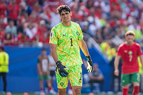 Yassine Bounou during France v Morocco at the 2026 FIFA World Cup