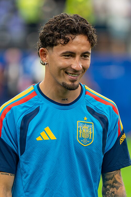 Yeremy Pino during France v Spain at the 2026 FIFA World Cup
