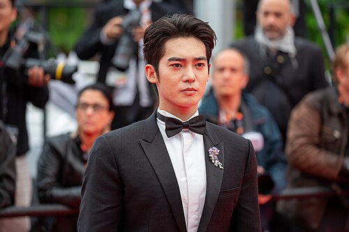 Yosh Yu on Cannes Red Carpet for the Un simple accident Premiere