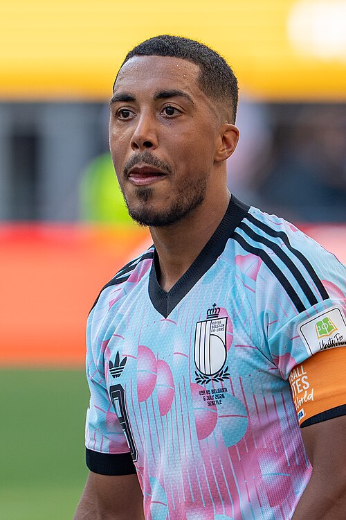 Youri Tielemans during Belgium v United States at the 2026 FIFA World Cup