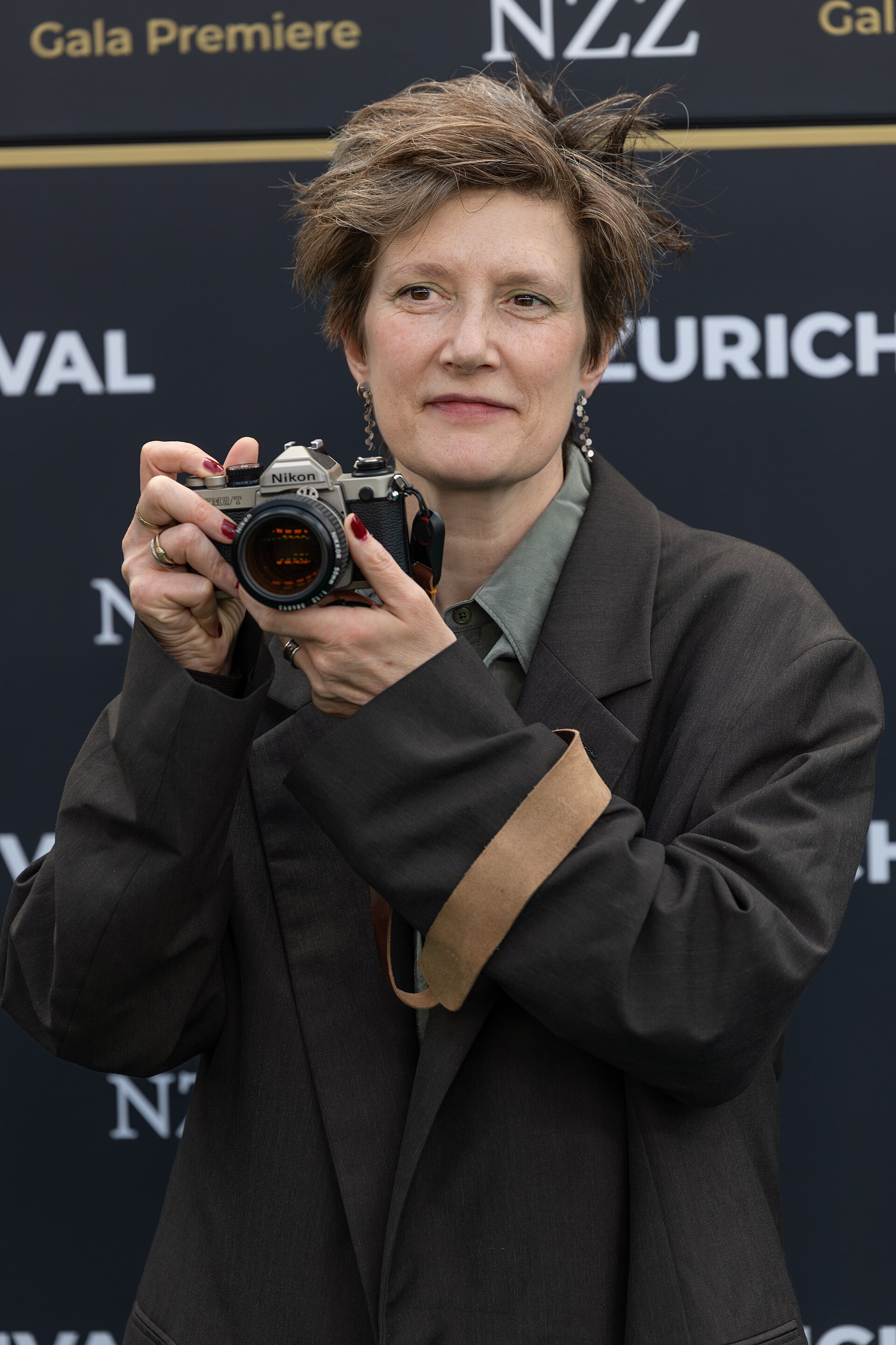 Yrsa Roca Fannberg on the Green Carpet at the 2025 Zurich Film Festival.