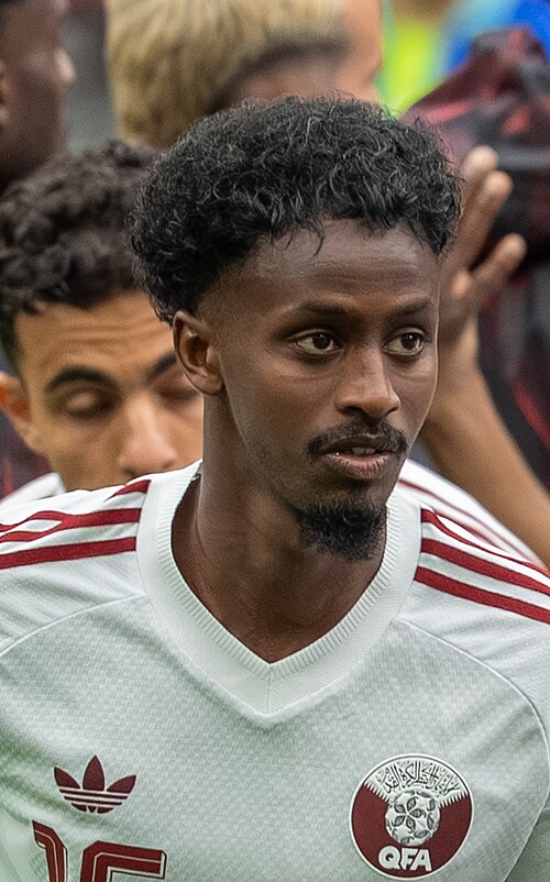 Yusuf Abdurisag during Canada v Qatar on 18 June 2026 at the 2026 FIFA World Cup