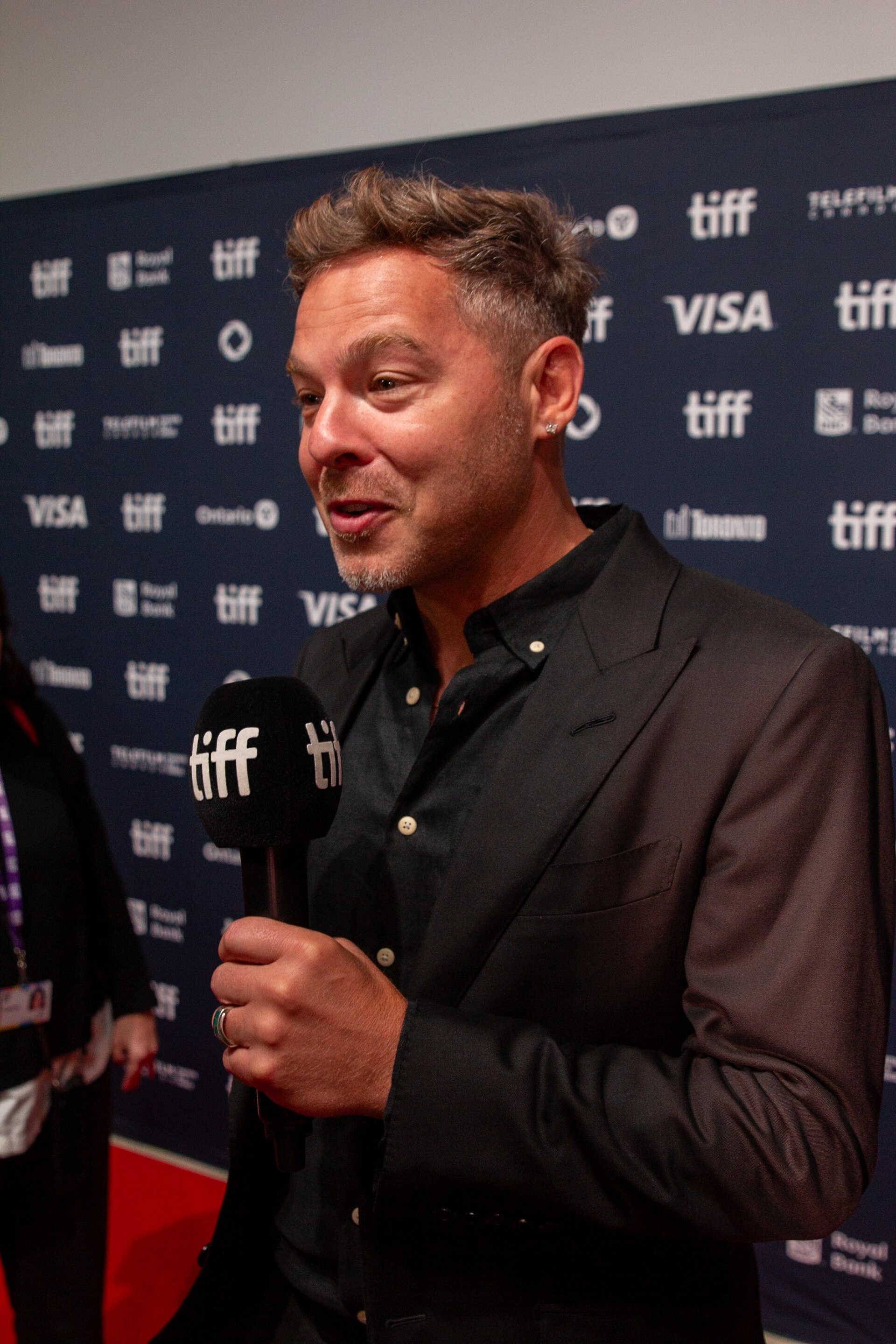 Zach Baylin, screenwriter, at the 2024 Toronto International Film Festival (TIFF) for the movie The Order.