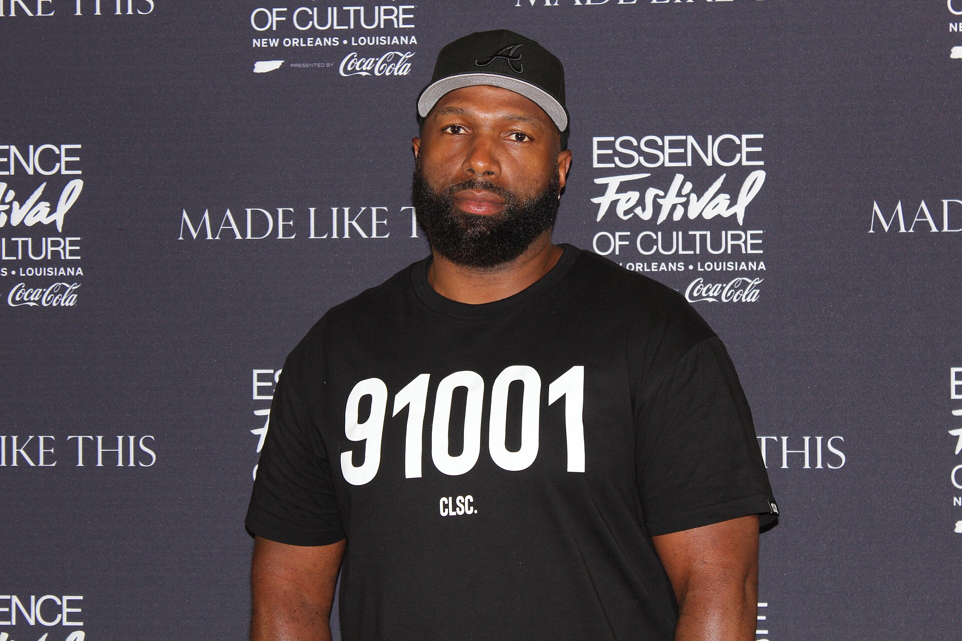Zaire Calvin at the Essence Festival of Culture 2025 in New Orleans, Louisiana in July 2025.